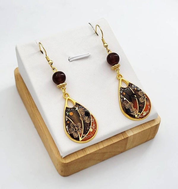 Boucles " Belles gouttes d'automne "