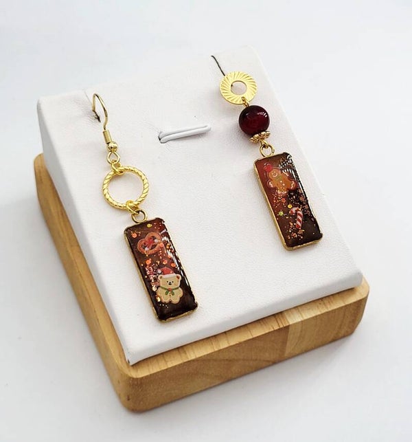 Boucles " Petits pains d'épices "