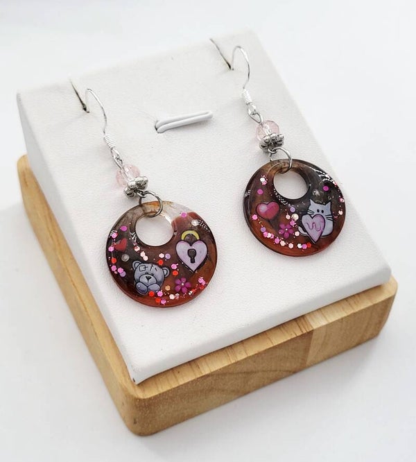 Boucles " Chats love"