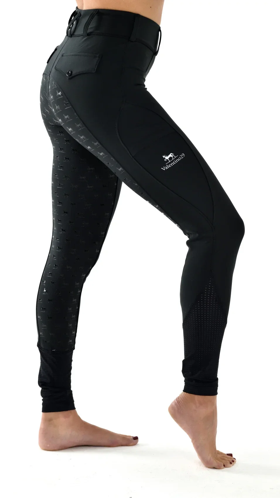 Horse Riding Leggings Black