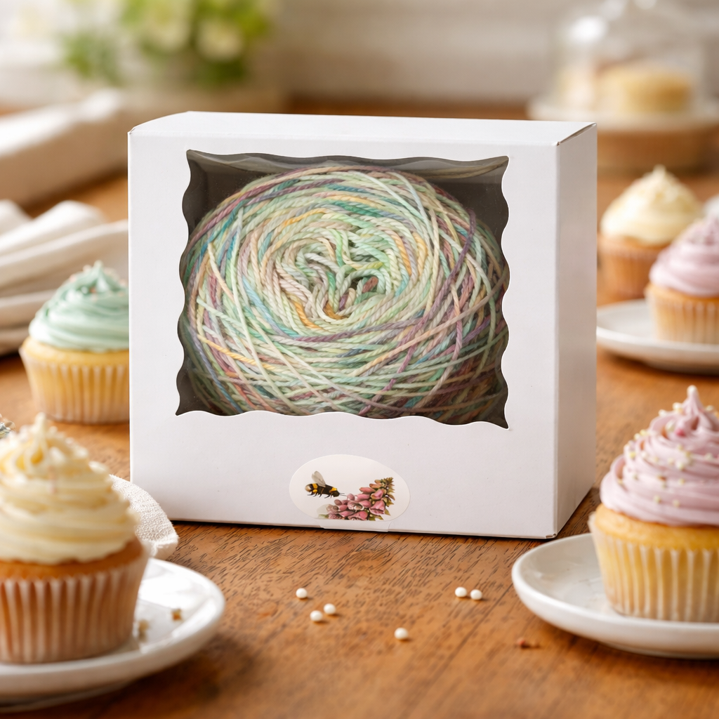 Yarn cupcakes