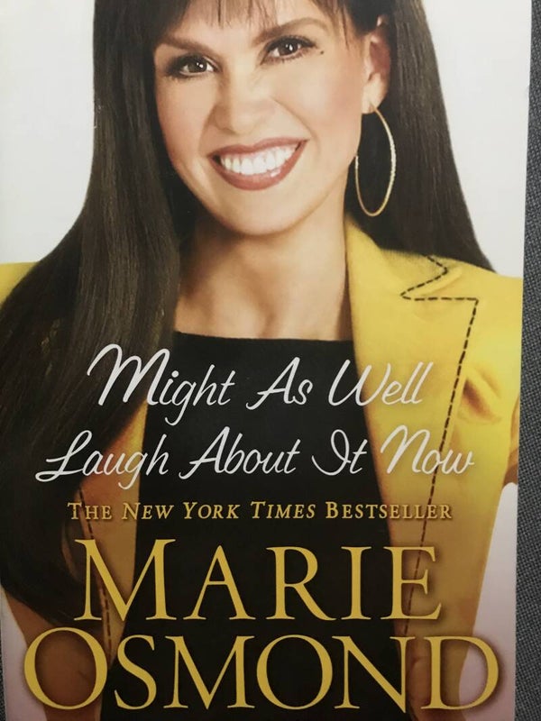 Marie Osmond , might as well laugh about it paperback