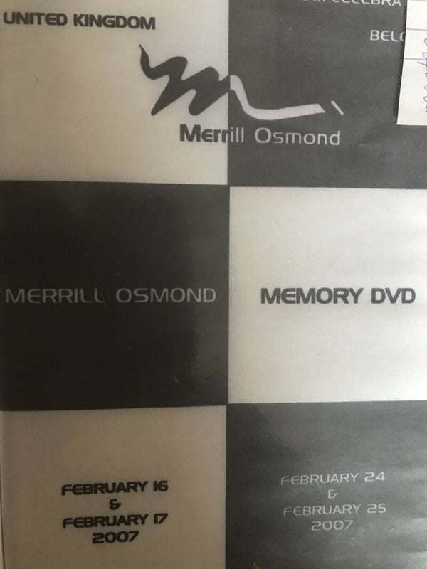 Merrill Osmond souvenir dvd