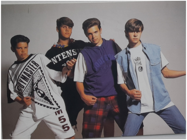 Osmond boys postcard