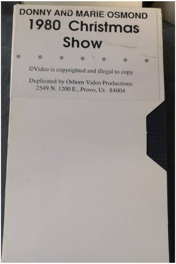 Donny and Marie christmas 1980