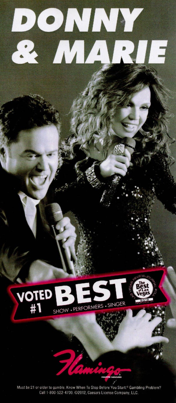 Donny & Marie Vegas no 1