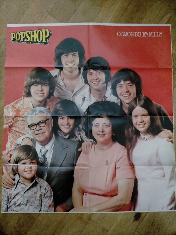 The Osmonds family poster