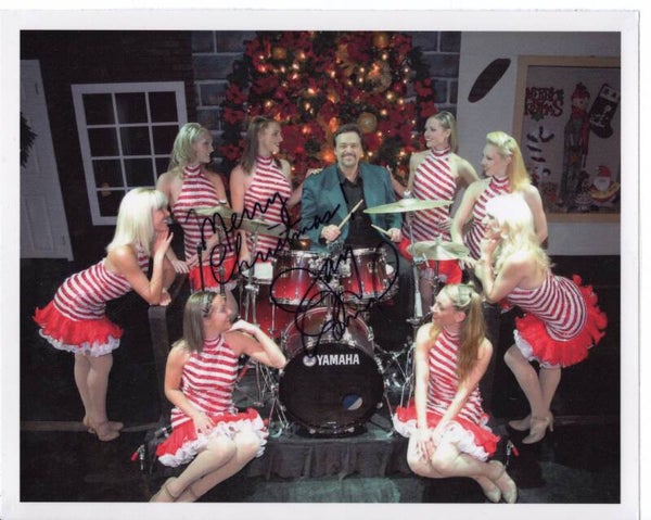 Jay Osmond Christmas photo signed