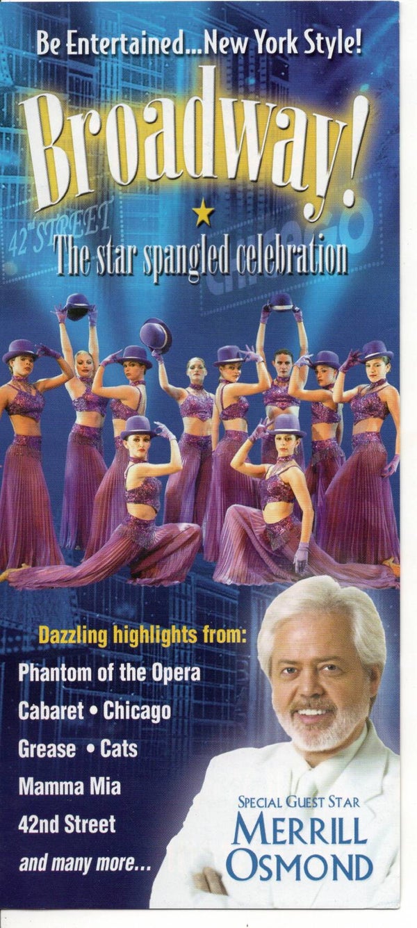 Merrill Osmond flyer