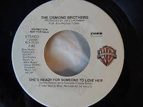 The Osmond brothers,  she's ready for someone... promotional single