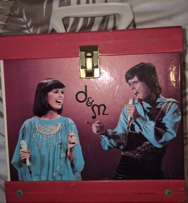 Donny & Marie vinyl case