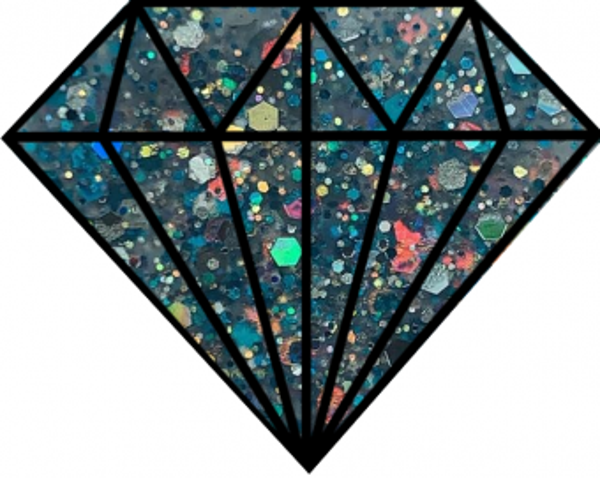 Acryl poeder -  Diamond Blue
