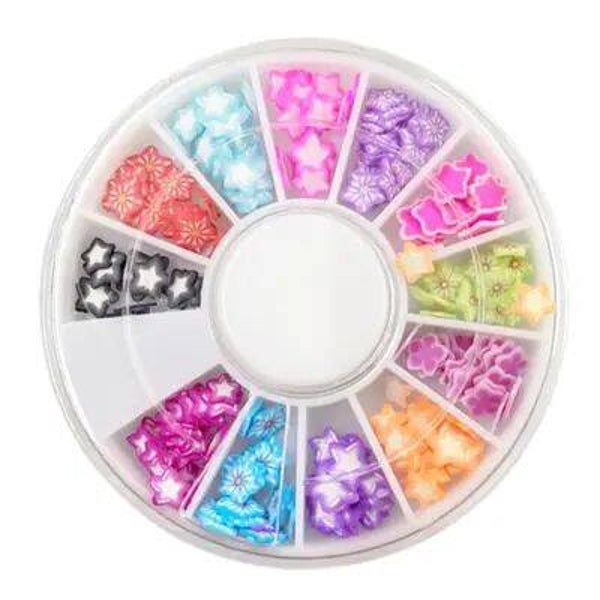 Fimo sterren en bloemen