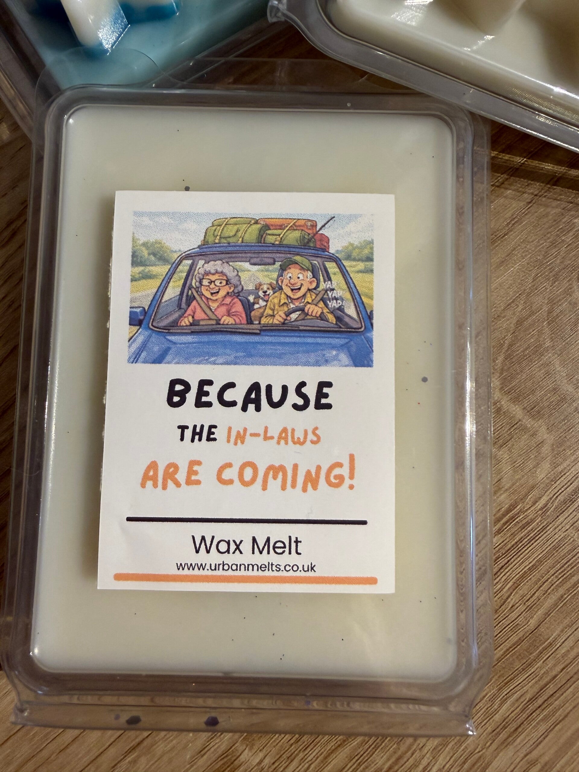 Funny. The inlaws are coming