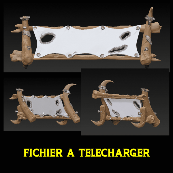 Panneau os tissu endommagé