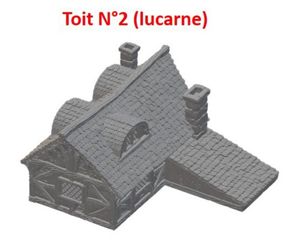 Toit version lucarne