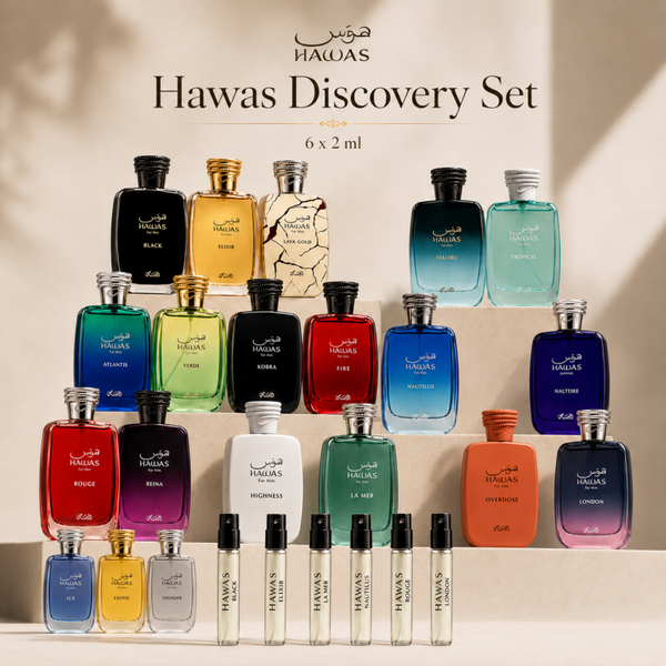 Rasasi - Hawas Discovery Set 6x 2ML Zelf Samenstellen