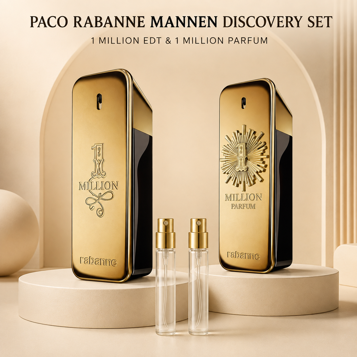 Paco Rabanne 1 Million Discovery Set mannen 2x