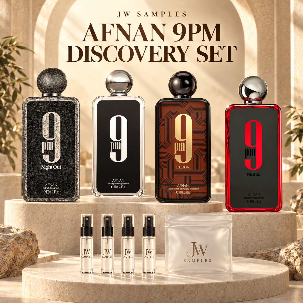 Afnan 9PM Discovery Set | Parfum Samples / Decants