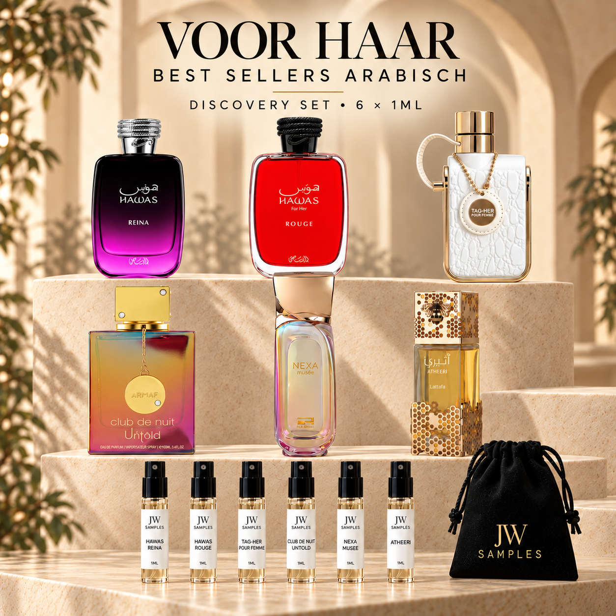 Voor Haar Best Sellers Arabische Parfum Discovery Set | Parfum Samples / Decants