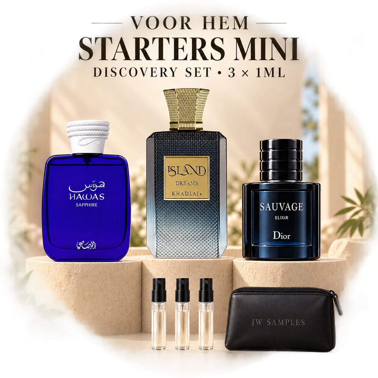 Voor Hem Starters Mini Discovery Set |  3 samples / decants