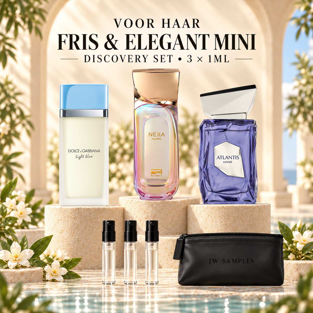 Voor Haar Fris & Elegant Mini Discovery Set |  3x 1ml samples / decants