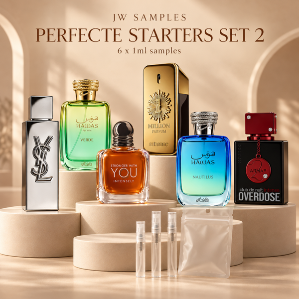 Voor Hem Perfecte Starters Discovery Set 2 |  6x 1ml parfumsamples / decants