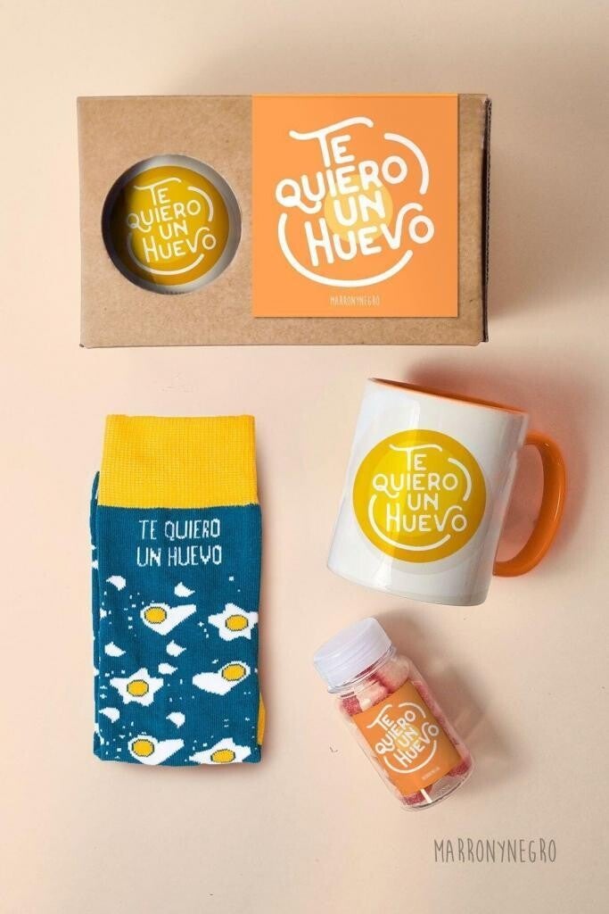 Kit Taza Te quiero un Huevo