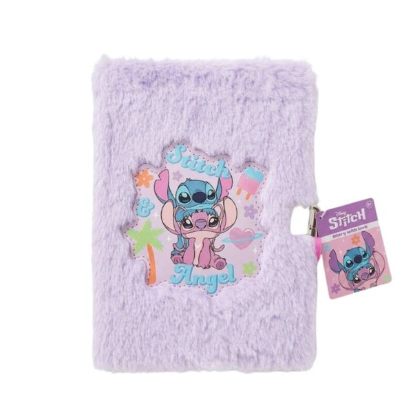 Bloc Notas Stich y Angel Peluche