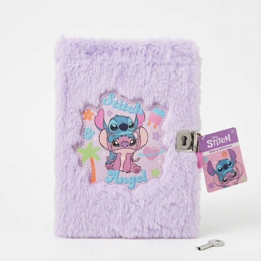 Bloc Notas Stich y Angel Peluche