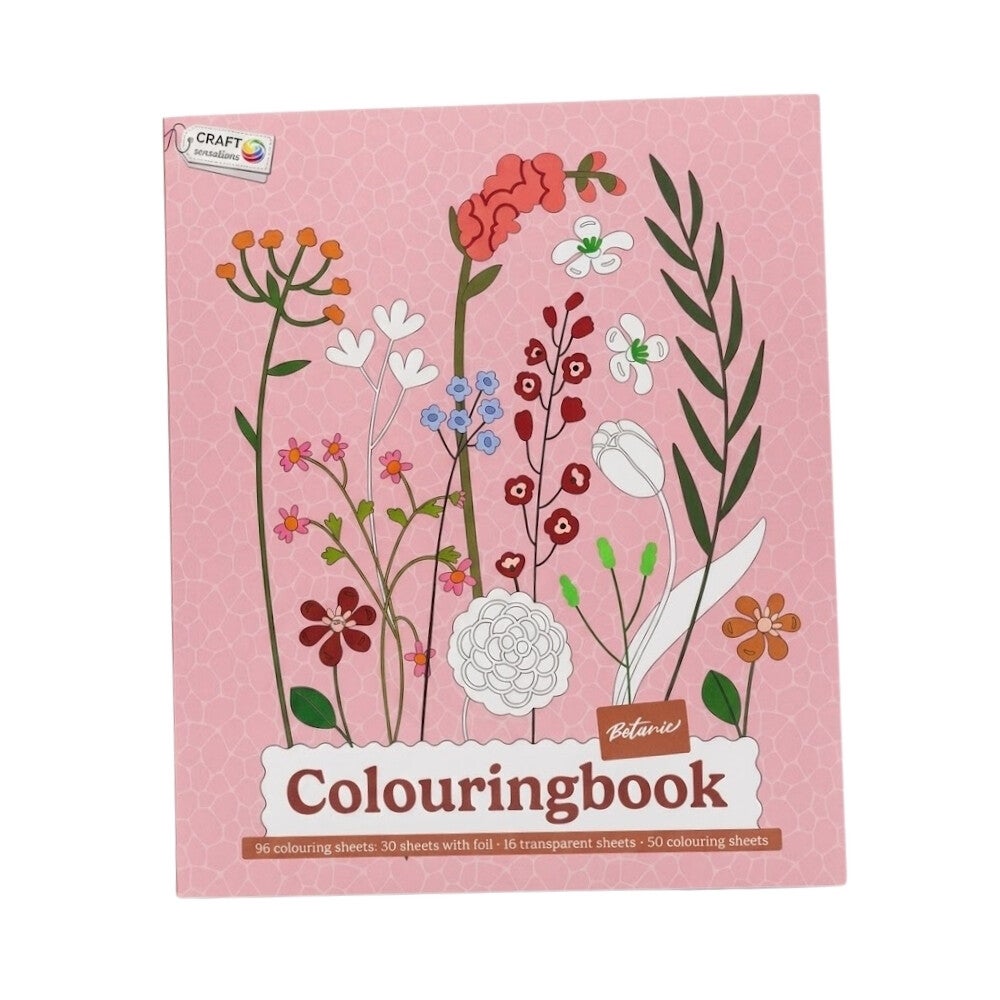 Bloc de arte Colouringbook Botanic