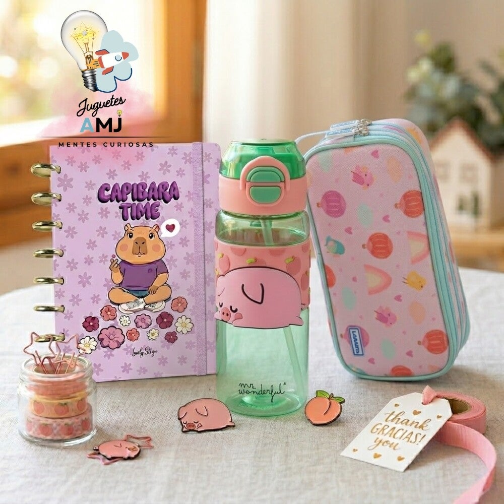 Kit Regalo Botella, Estuche y Libreta
