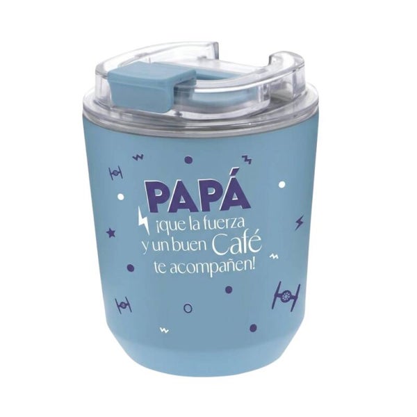 Vaso Térmico Papá Fuerza y café Lovely