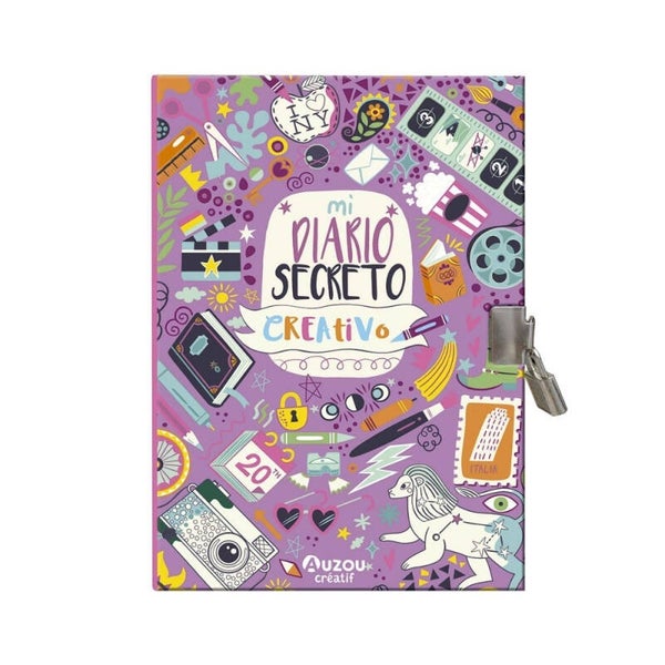 Mi Diario Secreto Creativo Lila Auzou