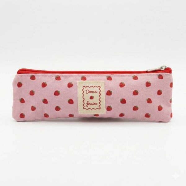 Estuche Tela Dulces Fresas