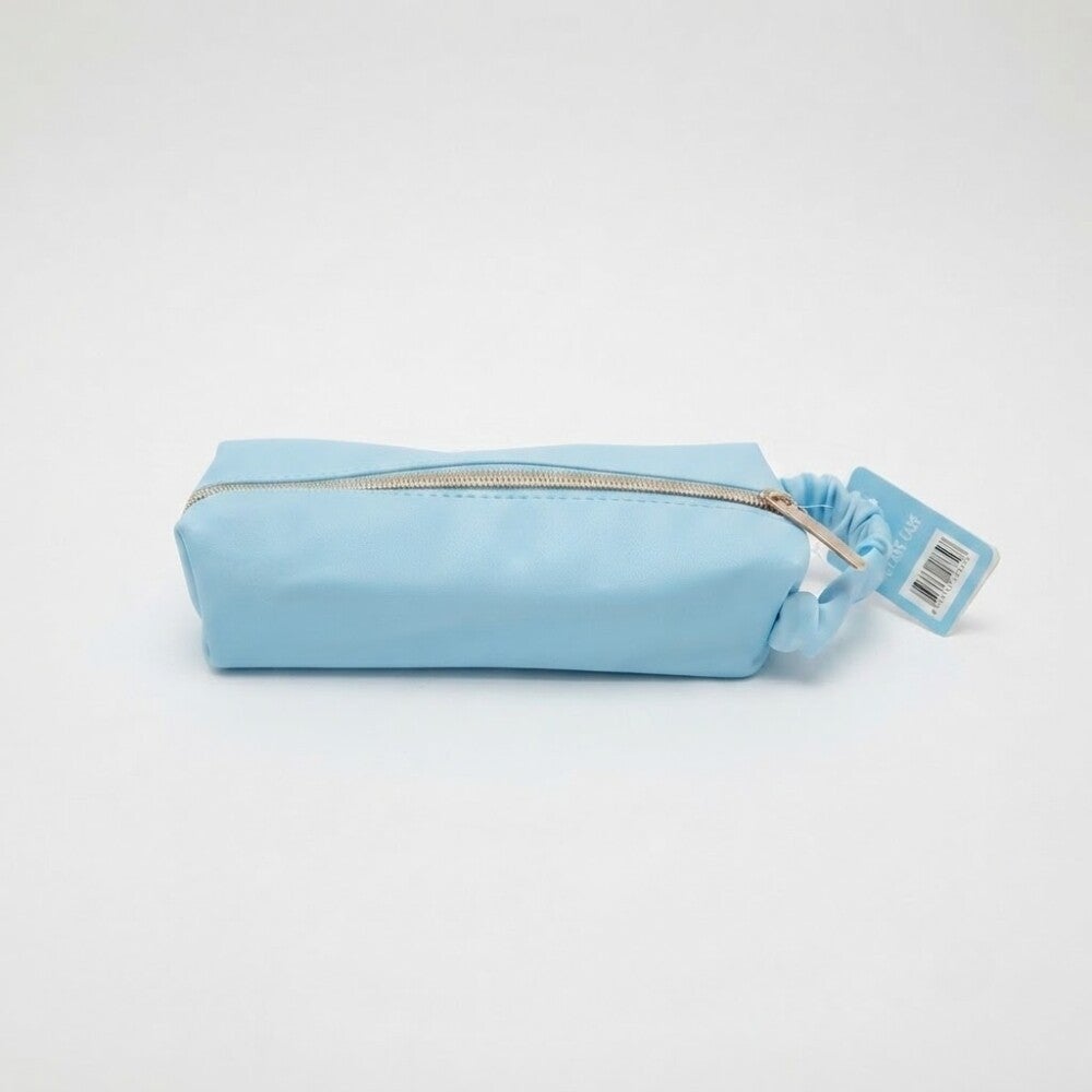 Estuche goma rizada Azul