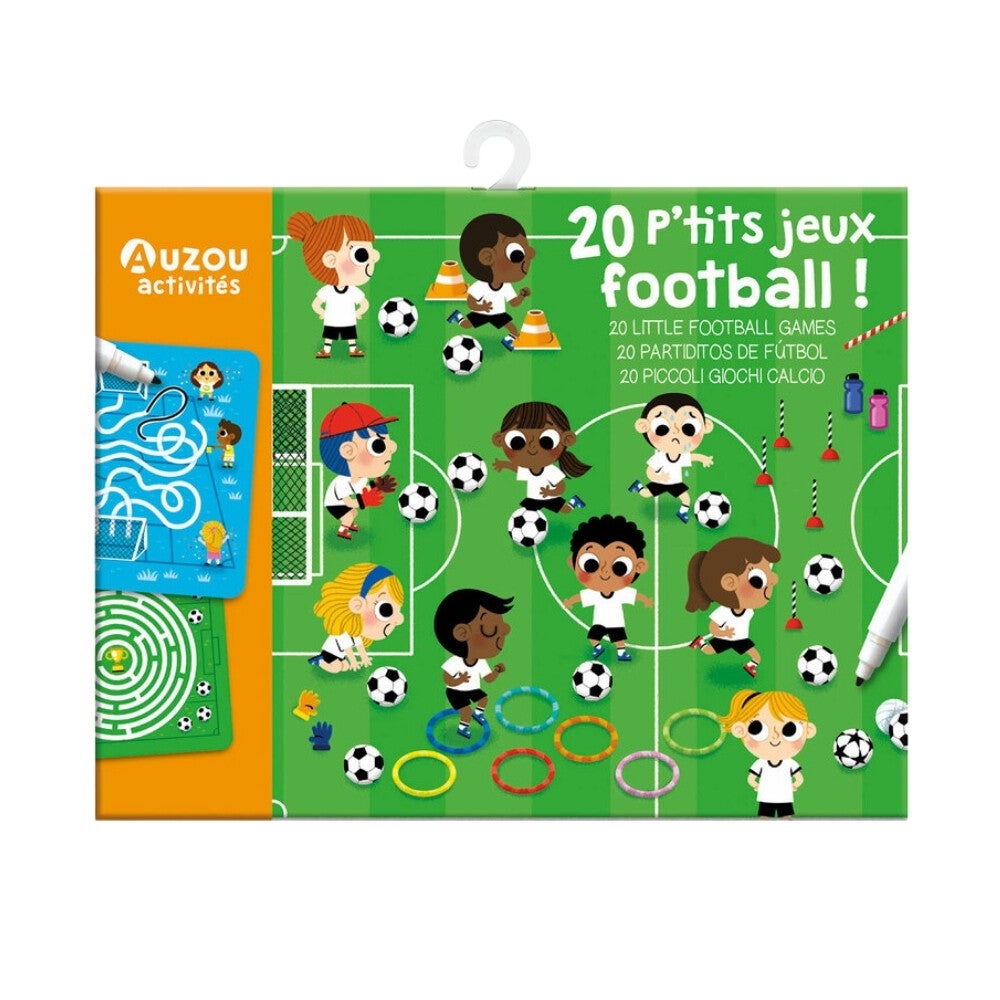 Estuche de juegos 20 Partidos de Fútbol Auzou