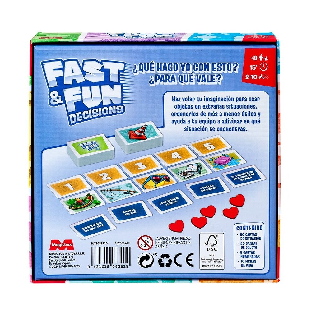 Fast & Fun Decisions de Magicbox | AMJ MENTES CURIOSAS