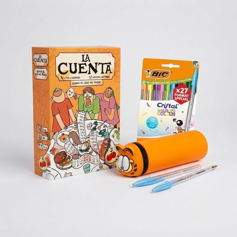 Kit Regalo La Cuenta y Estuche Garfield Erik.