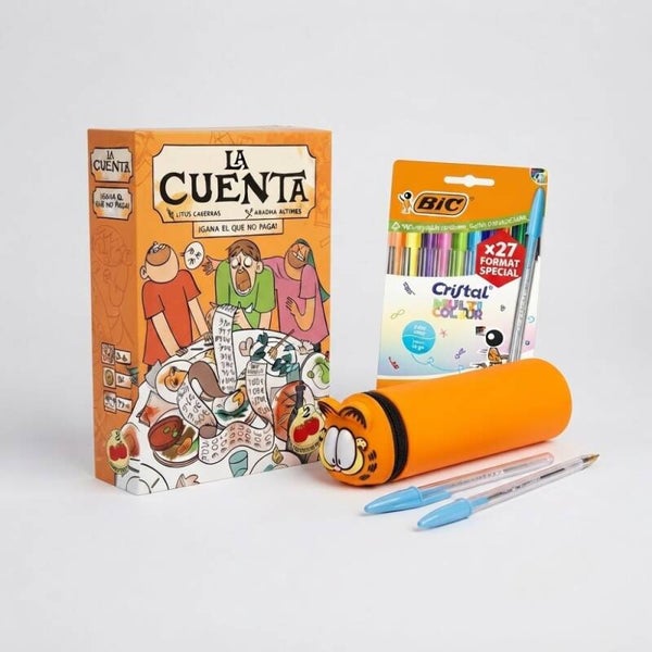 Kit Regalo La Cuenta y Estuche Garfield Erik.