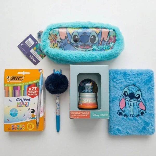 Kit papelería Disney Stich