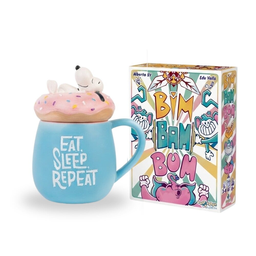 Kit Regalo Juego Bim Bam Bum y Taza Snoopy Erik.