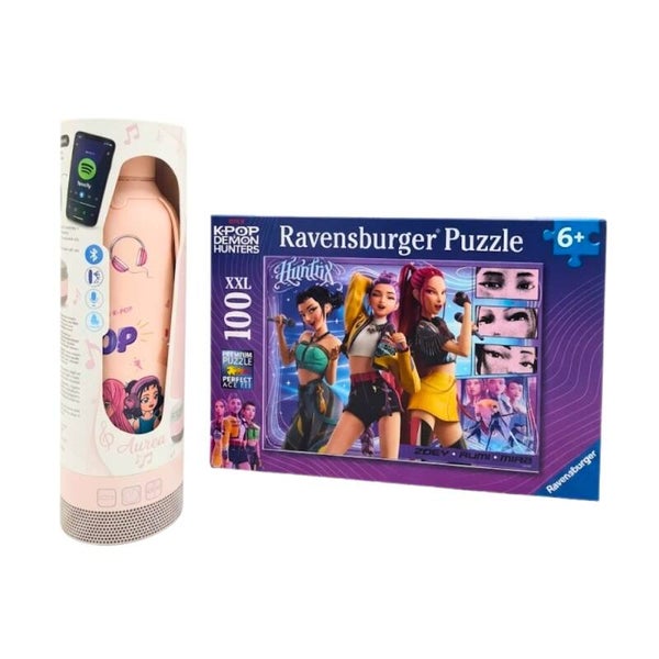Kit K-Pop Botella con altavoz Lovely y Puzzle