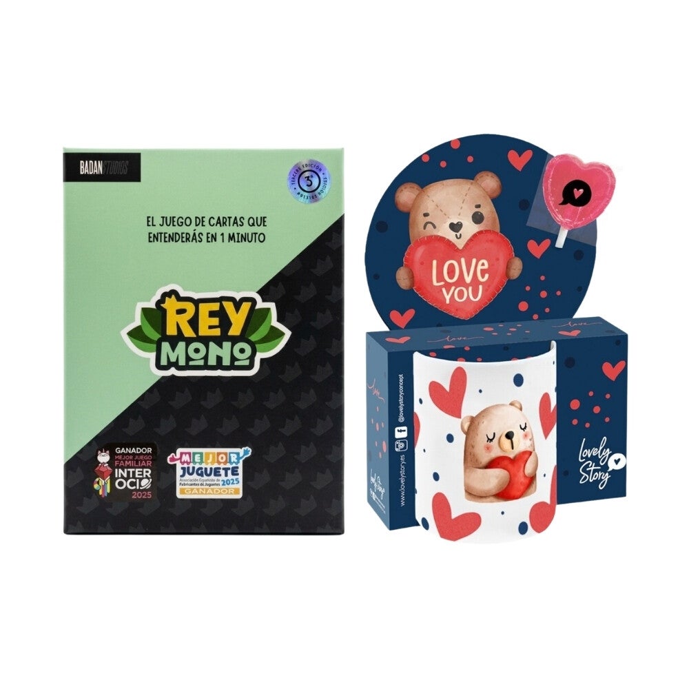 Kit Especial Regalo Juego Rey Mono y Taza