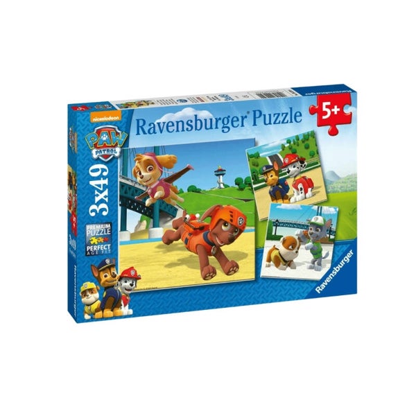 Puzle Patrulla Canina +5 años 3X49 Ravensburger