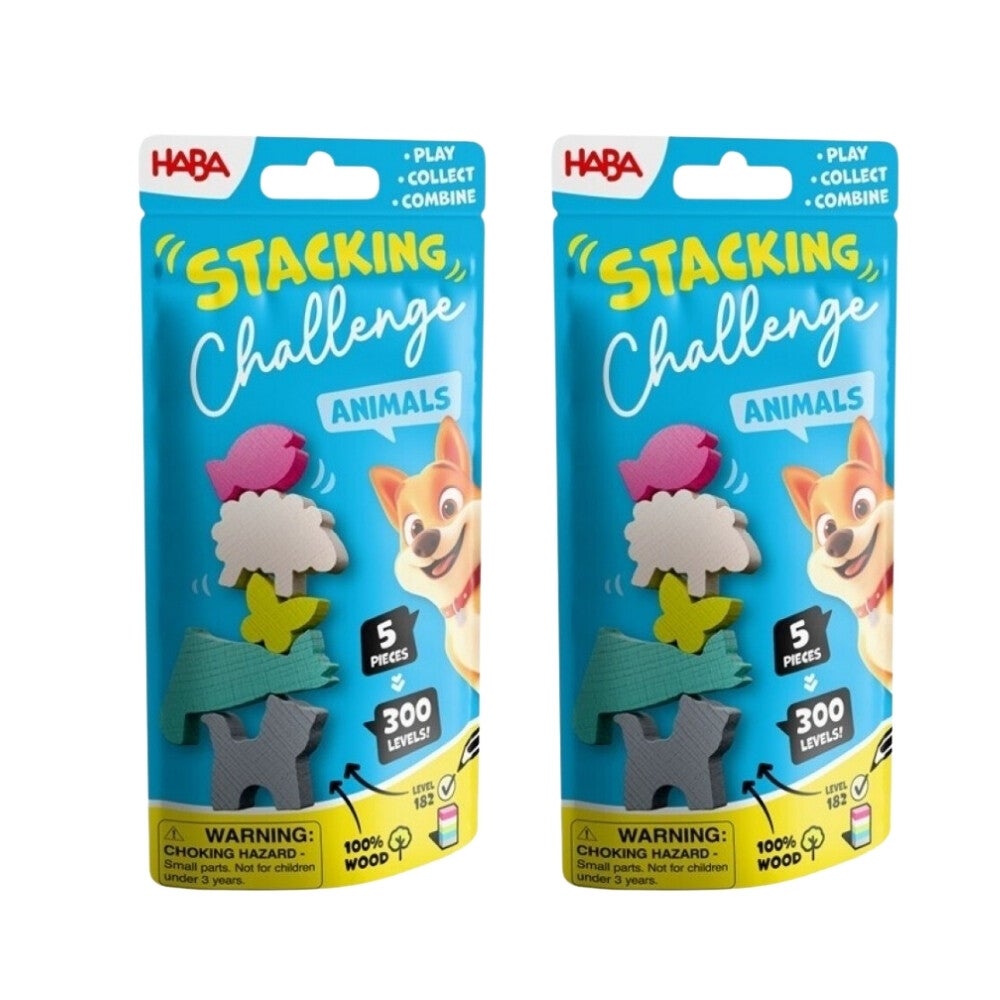 Pack 2 Stacking Challenge Animals de HABA