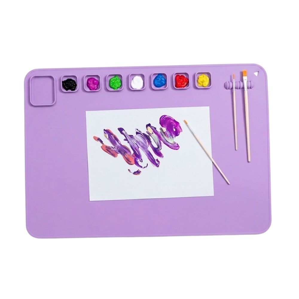 Tapete de silicona Lila para pinturas