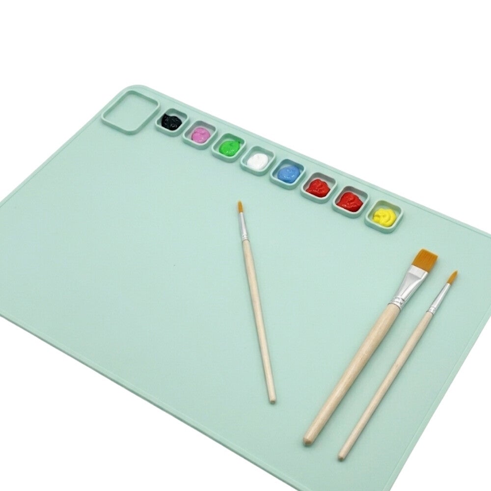 Tapete de silicona Verde para pinturas