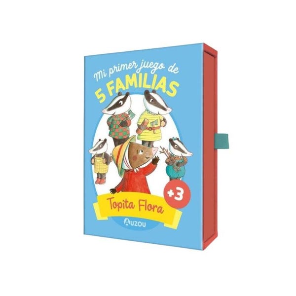 Topita Flora 5 Familias Juego de cartas Auzou