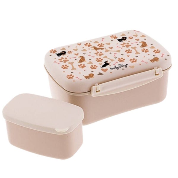 Tupper hermético Sand Puppy Friends con Placa de hielo Lovely